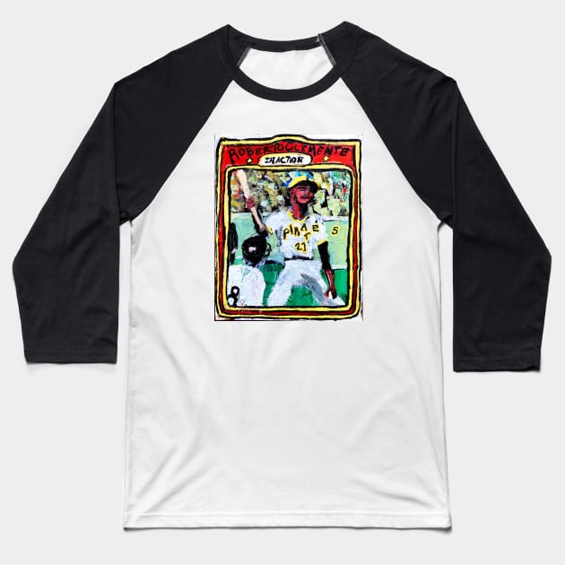 Roberto Clemente Baseball T-Shirt by ElSantosWorld